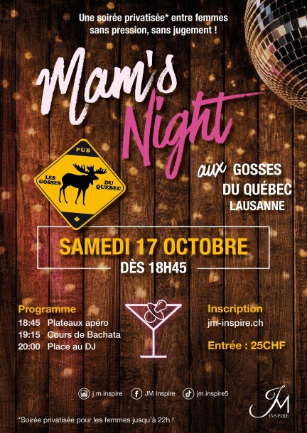 Mam's Night - Gosses du Québec - Ballo - Online - Virtual