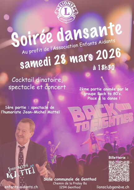 Soirée dansante au profit de l'association "Enfants aidants" - Dance