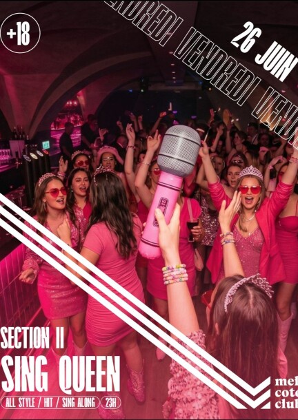 SINGQUEEN — Ven 26 juin 23h–4h @ Melocoton, Bulle - Concerts - Melocoton Club - Bulle