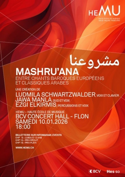 MASHRU’ANA - Prix de l'HEMU de Ludmila Schwartzwalder - Konzerte
