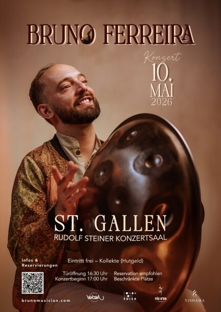 Bruno Ferreira – St. Gallen Konzert - Konzerte - Rudolf Steiner Konzertsaal
