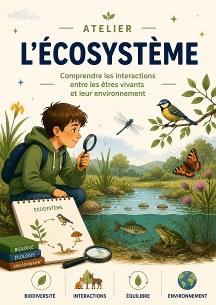 Atelier pédagogique - L'écosystème - Ateliers et stages - La Julienne - Salle l'Atelier (2ème étage)