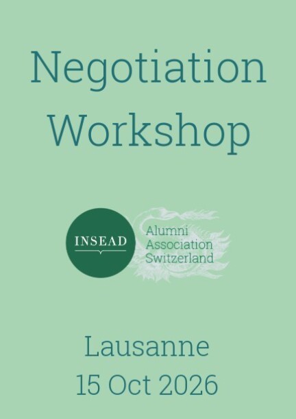 Negotiation Workshop, Lausanne - Conferencias - Vaud