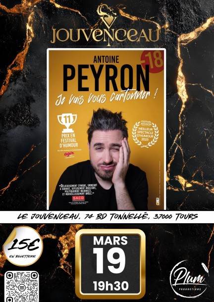 Antoine Peyron « Je vais vous cartonner » - Humour and comedy
