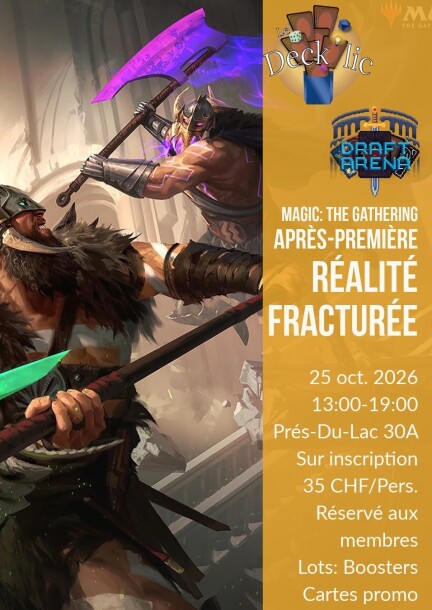 Après-Première: Réalitée Fracturée - Loisirs - Deck'lic