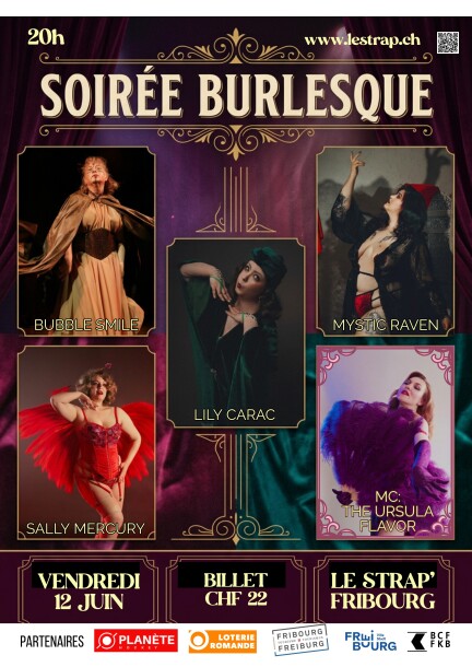 SOIRÉE BURLESQUE - Humour et comédie - LE STRAP'