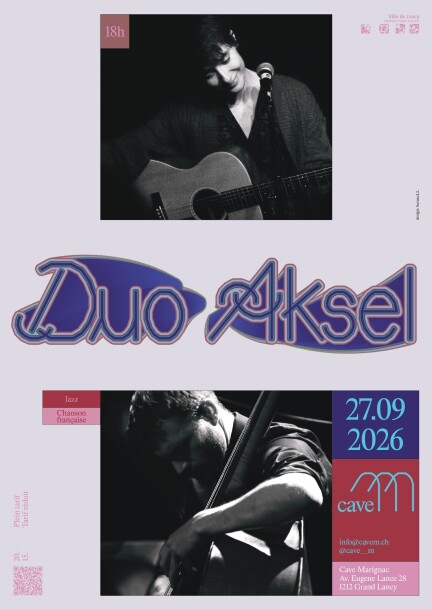 Duo Aksel - Concerts - Cave Marignac