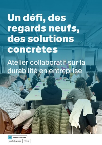 Un défi, des regards neufs, des solutions concrètes – atelier collaboratif sur la durabilité en entreprise // Eine Herausforderu - Conferenze - Centre d'Intégration Socioprofessionnelle (CIS) Fribourg