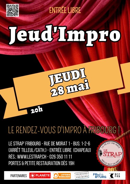 JEUD'IMPRO - Theatre and performing arts - LE STRAP'