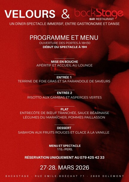 VELOURS x Backstage - Danse - Backstage