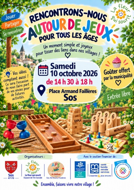 Rencontrons-nous autour de jeux - Family - Place de Armand de Faillères