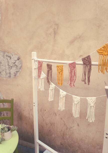 Atelier Macramé - Guirlande - Ateliers et stages - La Turbulente