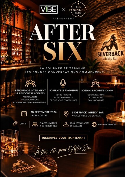 After Six - Siverback - The Founders Club & Vibe - Konferenzen - Silverback