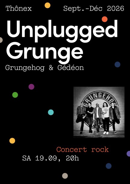 Unplugged Grunge - Grungehog & Gédéon - Concerts - Espace Culturel Du Bois-des-Arts