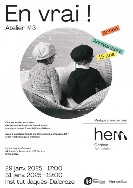 en vrai! - Famille - Institut Jaques-Dalcroze