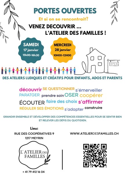 Portes ouvertes l'Atelier des Familles - Meyrin - Family