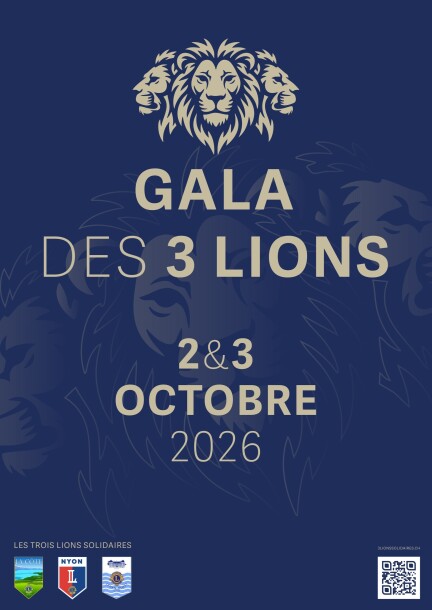 Gala des 3 Lions 2026 - Culture et spectacles