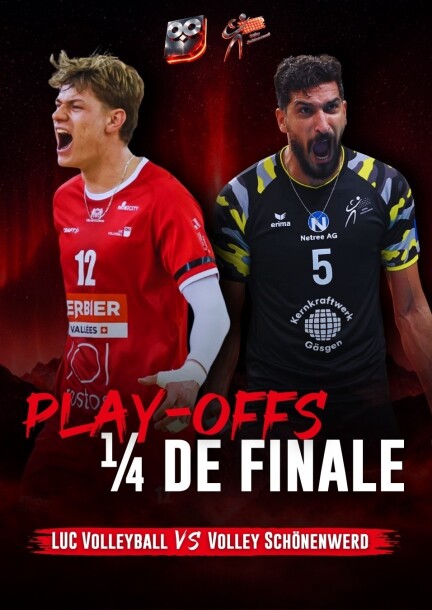 Playoffs - Lausanne UC Volleyball vs Volley Schönenwerd - Sport - Centre sportif Dorigny