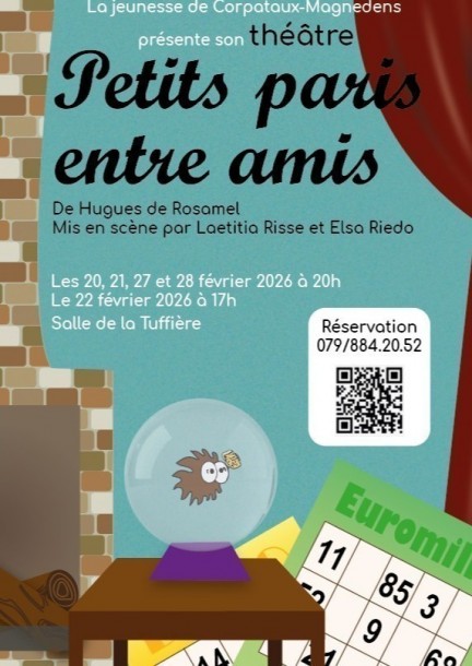 Théâtre 2026 de la Jeunesse de Corpataux-Magnedens - Theatre and performing arts