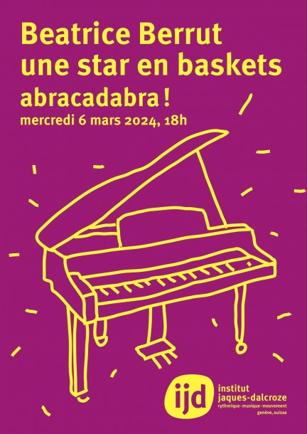 Beatrice Berrut une star en baskets abracadabra ! - Famille - Institut Jaques-Dalcroze