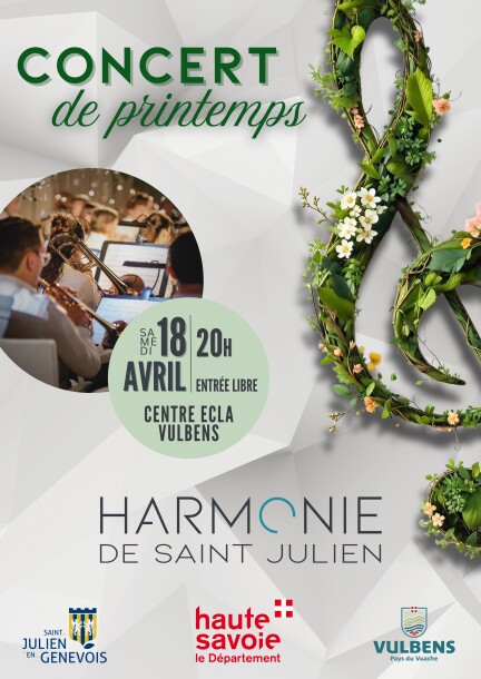 Concert de Printemps - Concerts - Centre ECLA, Vulbens