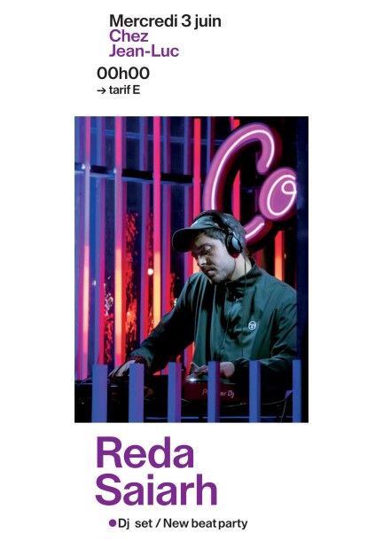 Mercredi 3 juin – 6ème concert – Reda Saiarh - Concerts - Chez Jean-Luc