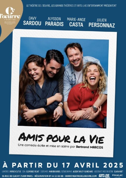 Amis pour la vie - Théâtre et arts vivants - Théâtre du Martolet, Saint-Maurice