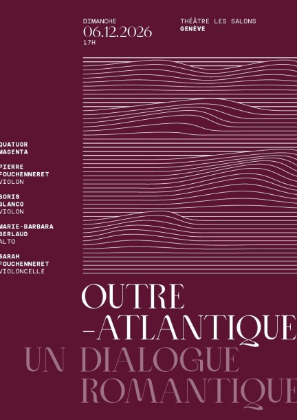 Outre-Atlantique : un dialogue romantique - Concerts - Théâtre les Salons