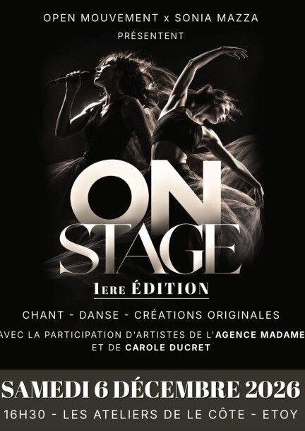 Open Movement X Sonia Mazza présentent : ON STAGE - Cultura e spettacoli - Les Ateliers de la Côte