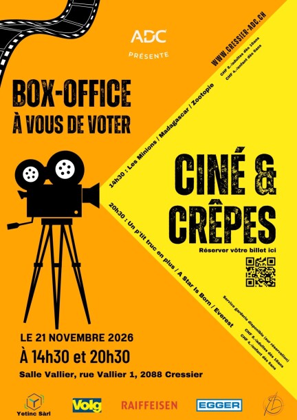 Ciné & Crêpes - Kino - Salle vallier