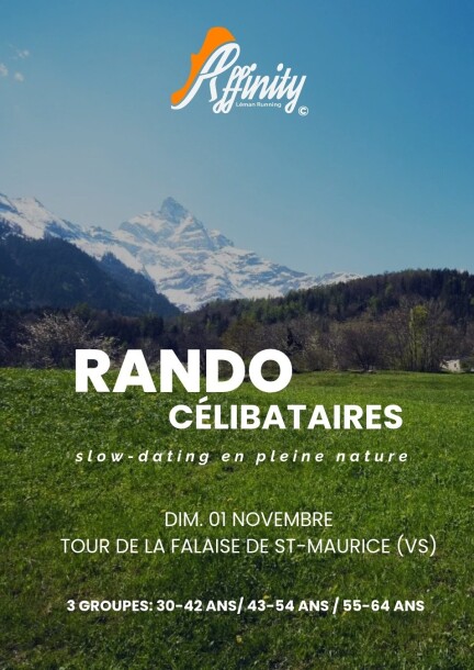 Rando Célibataires- St Maurice (VS) - Sport - Parking Avenue du Midi