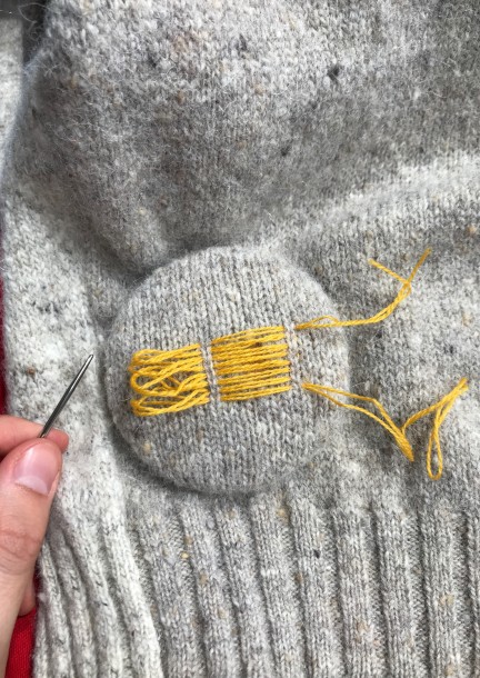 Atelier de remaillage avec l’équipe d’Histoire sans chute - Workshop e stage