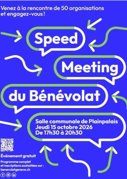 Speed Meeting du Bénévolat 2026 - Festivals - Salle communale de Plainpalais