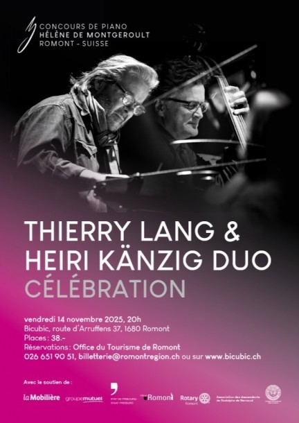 "Célébration" Thierry Lang duo (Thierry Lang et Heiri Känzig) - Concerts