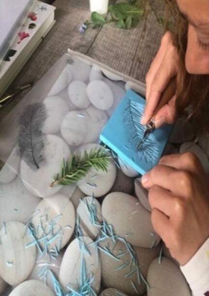 Atelier de Gravure en Forêt - Tracer l'empreinte du vivant - Ateliers et stages - Centre sportif de Mauvernay