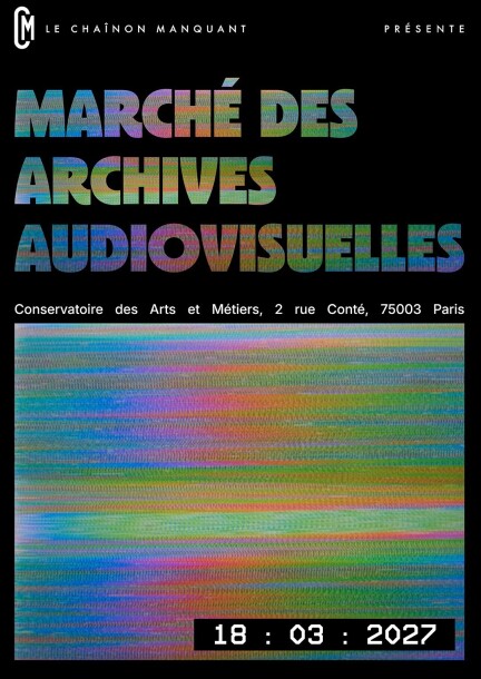 Marché des archives audiovisuelles de Paris - Festivals - Conservatoire des Arts et Métiers
