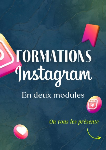 Formation Instagram - Package Module I et II - Formations