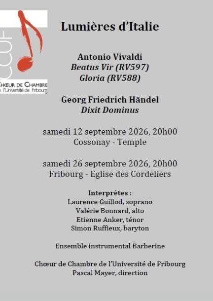 Lumières d'Italie : Vivaldi et Händel - Música clásica