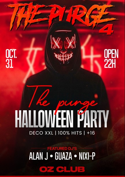 Halloween The Purge #4 @oZ Club Delémont - Festivals