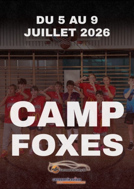 Camp Foxes - 5 au 9 juillet 2027 - Sport - Collège Arnold-Reymond