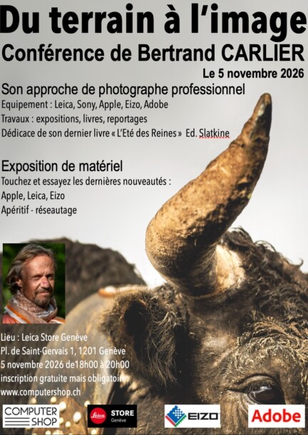 Du terrain à l'image - Conférences - Leica Store de Genève