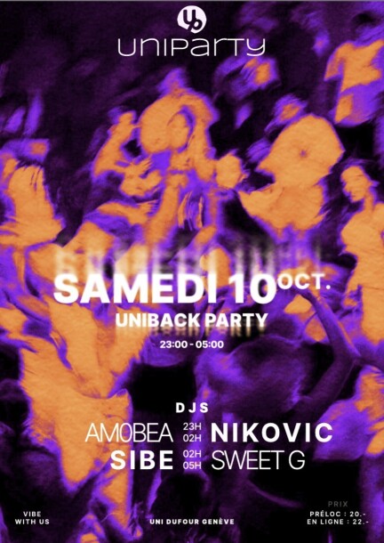 UniBackParty 2026 - Festivals