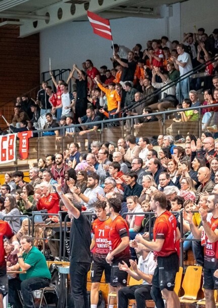 Match de handball championnat LNB 10ième journée  Chênois Genève Handball vs Emmen - Sport