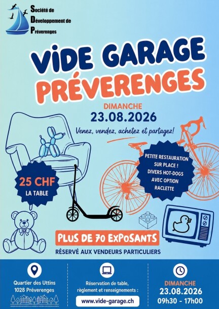 Vide-Garage Préverenges - Famille - Place des Uttins