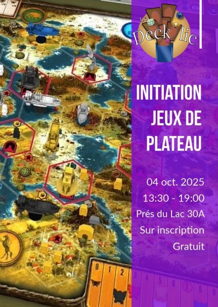 Journée initiation jeux de plateau - Loisirs