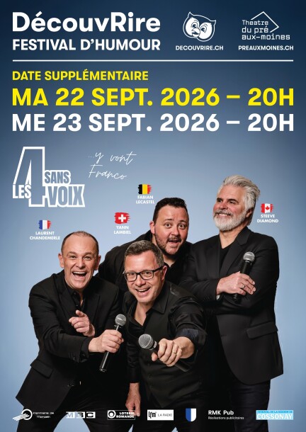 Mardi 22 septembre 2026-Supplémentaire ! - Umorismo e commedia