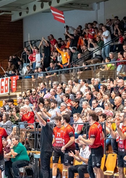Match de handball championnat LNB 10ième journée  Chênois Genève Handball vs Emmen - Sport