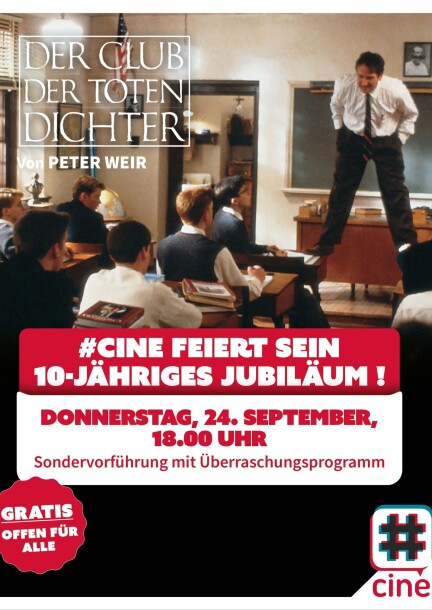 #cine Zürich : DER CLUB DER TOTEN DICHTER - Kino - Pathé Dietlikon