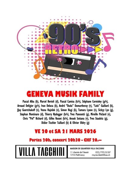90's Retro - Musik Family - Concerts - Villa Tacchini