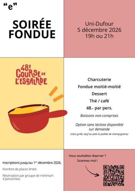 Soirée Fondue - Loisirs - Uni Dufour